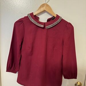 Crew neck causal blues